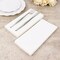 WHITE 20 Rectangular 17" x 12" Airlaid Paper Disposable Dinner NAPKINS